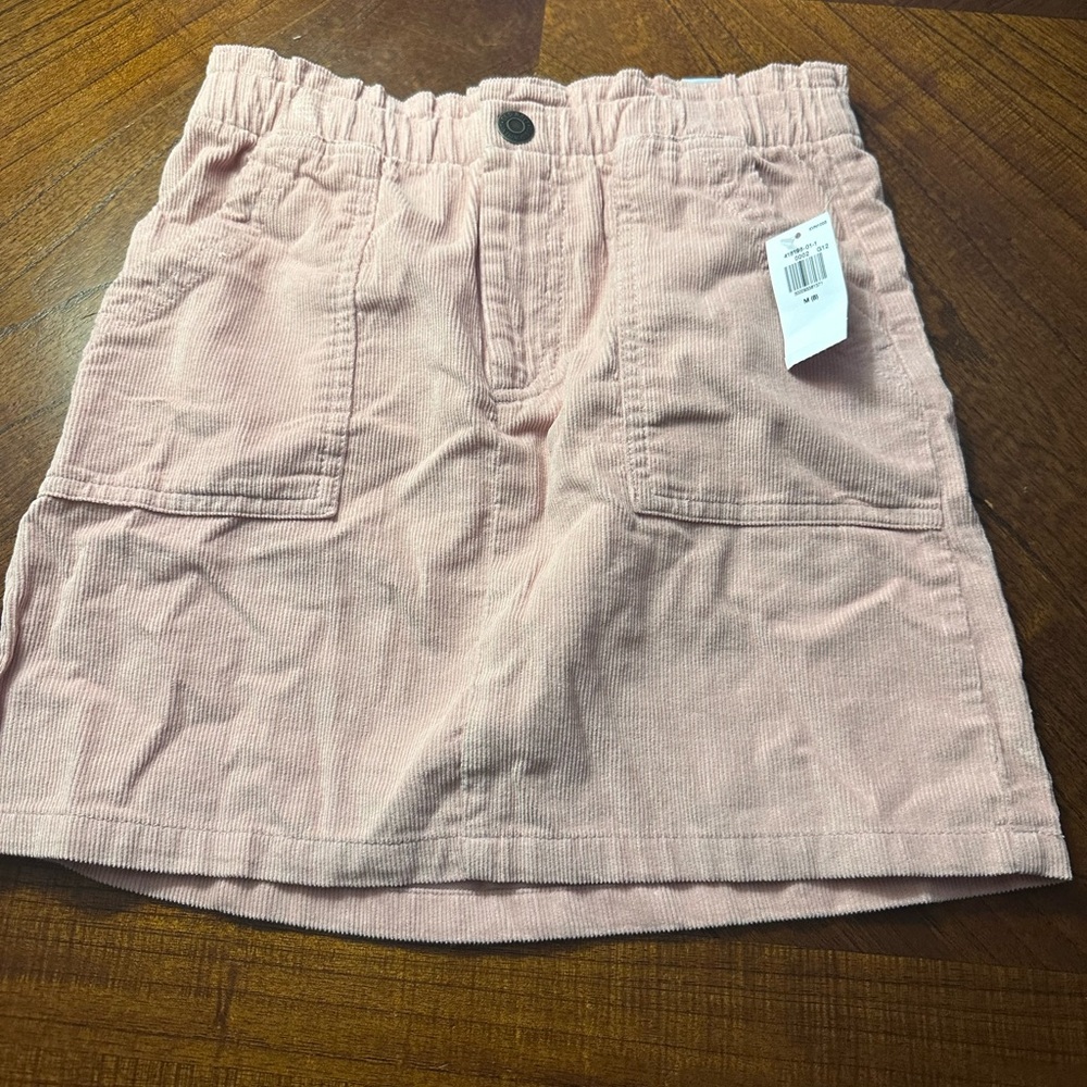 Pink Casual Skirt with Textured Fabric and Flat Waistband Old Navy NWT